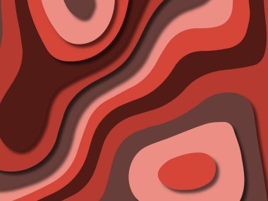 kağıt ile 3D arka plan şekilleri kesim. Soyut kağıt kitap kapağı için şablon arka plan bölmek. Kağıt arka plan kes. Soyut gerçekçi kağıt dekorasyon tasarımı için