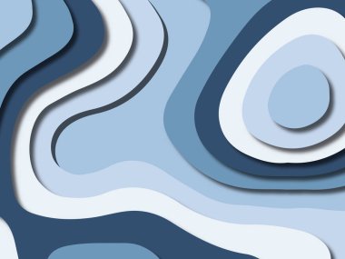 kağıt ile 3D arka plan şekilleri kesim. Soyut kağıt kitap kapağı için şablon arka plan bölmek. Kağıt arka plan kes. Soyut gerçekçi kağıt dekorasyon tasarımı için