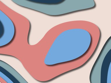 kağıt ile 3D arka plan şekilleri kesim. Soyut kağıt kitap kapağı için şablon arka plan bölmek. Kağıt arka plan kes. Soyut gerçekçi kağıt dekorasyon tasarımı için