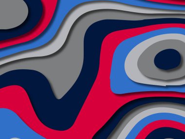 kağıt ile 3D arka plan şekilleri kesim. Soyut kağıt kitap kapağı için şablon arka plan bölmek. Kağıt arka plan kes. Soyut gerçekçi kağıt dekorasyon tasarımı için