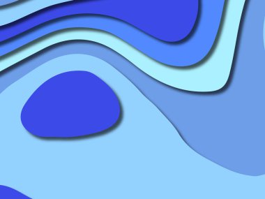 kağıt ile 3D arka plan şekilleri kesim. Soyut kağıt kitap kapağı için şablon arka plan bölmek. Kağıt arka plan kes. Soyut gerçekçi kağıt dekorasyon tasarımı için