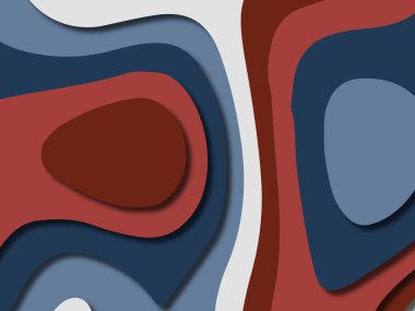 kağıt ile 3D arka plan şekilleri kesim. Soyut kağıt kitap kapağı için şablon arka plan bölmek. Kağıt arka plan kes. Soyut gerçekçi kağıt dekorasyon tasarımı için