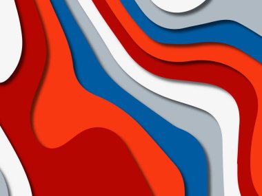 kağıt ile 3D arka plan şekilleri kesim. Soyut kağıt kitap kapağı için şablon arka plan bölmek. Kağıt arka plan kes. Soyut gerçekçi kağıt dekorasyon tasarımı için