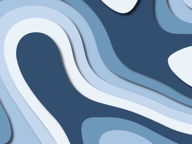 kağıt ile 3D arka plan şekilleri kesim. Soyut kağıt kitap kapağı için şablon arka plan bölmek. Kağıt arka plan kes. Soyut gerçekçi kağıt dekorasyon tasarımı için