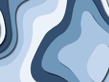 kağıt ile 3D arka plan şekilleri kesim. Soyut kağıt kitap kapağı için şablon arka plan bölmek. Kağıt arka plan kes. Soyut gerçekçi kağıt dekorasyon tasarımı için