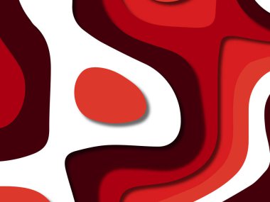 kağıt ile 3D arka plan şekilleri kesim. Soyut kağıt kitap kapağı için şablon arka plan bölmek. Kağıt arka plan kes. Soyut gerçekçi kağıt dekorasyon tasarımı için