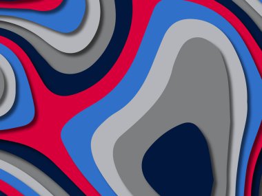 kağıt ile 3D arka plan şekilleri kesim. Soyut kağıt kitap kapağı için şablon arka plan bölmek. Kağıt arka plan kes. Soyut gerçekçi kağıt dekorasyon tasarımı için