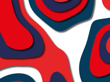 kağıt ile 3D arka plan şekilleri kesim. Soyut kağıt kitap kapağı için şablon arka plan bölmek. Kağıt arka plan kes. Soyut gerçekçi kağıt dekorasyon tasarımı için