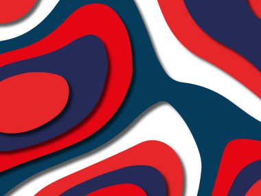 kağıt ile 3D arka plan şekilleri kesim. Soyut kağıt kitap kapağı için şablon arka plan bölmek. Kağıt arka plan kes. Soyut gerçekçi kağıt dekorasyon tasarımı için