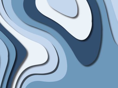 kağıt ile 3D arka plan şekilleri kesim. Soyut kağıt kitap kapağı için şablon arka plan bölmek. Kağıt arka plan kes. Soyut gerçekçi kağıt dekorasyon tasarımı için