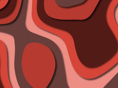 kağıt ile 3D arka plan şekilleri kesim. Soyut kağıt kitap kapağı için şablon arka plan bölmek. Kağıt arka plan kes. Soyut gerçekçi kağıt dekorasyon tasarımı için