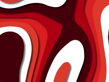 kağıt ile 3D arka plan şekilleri kesim. Soyut kağıt kitap kapağı için şablon arka plan bölmek. Kağıt arka plan kes. Soyut gerçekçi kağıt dekorasyon tasarımı için