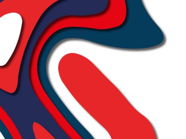 kağıt ile 3D arka plan şekilleri kesim. Soyut kağıt kitap kapağı için şablon arka plan bölmek. Kağıt arka plan kes. Soyut gerçekçi kağıt dekorasyon tasarımı için