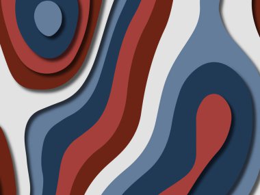 kağıt ile 3D arka plan şekilleri kesim. Soyut kağıt kitap kapağı için şablon arka plan bölmek. Kağıt arka plan kes. Soyut gerçekçi kağıt dekorasyon tasarımı için