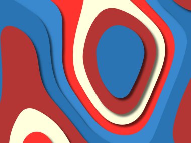 kağıt ile 3D arka plan şekilleri kesim. Soyut kağıt kitap kapağı için şablon arka plan bölmek. Kağıt arka plan kes. Soyut gerçekçi kağıt dekorasyon tasarımı için