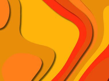 kağıt ile 3D arka plan şekilleri kesim. Soyut kağıt kitap kapağı için şablon arka plan bölmek. Kağıt arka plan kes. Soyut gerçekçi kağıt dekorasyon tasarımı için