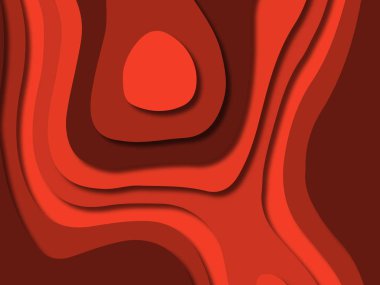 kağıt ile 3D arka plan şekilleri kesim. Soyut kağıt kitap kapağı için şablon arka plan bölmek. Kağıt arka plan kes. Soyut gerçekçi kağıt dekorasyon tasarımı için