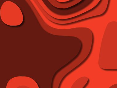 kağıt ile 3D arka plan şekilleri kesim. Soyut kağıt kitap kapağı için şablon arka plan bölmek. Kağıt arka plan kes. Soyut gerçekçi kağıt dekorasyon tasarımı için