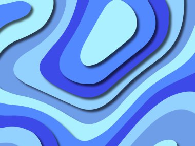 kağıt ile 3D arka plan şekilleri kesim. Soyut kağıt kitap kapağı için şablon arka plan bölmek. Kağıt arka plan kes. Soyut gerçekçi kağıt dekorasyon tasarımı için