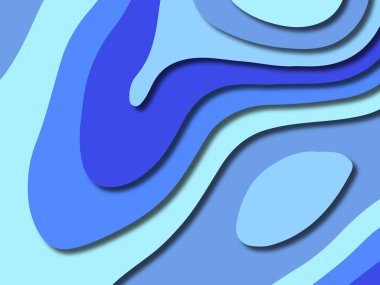 kağıt ile 3D arka plan şekilleri kesim. Soyut kağıt kitap kapağı için şablon arka plan bölmek. Kağıt arka plan kes. Soyut gerçekçi kağıt dekorasyon tasarımı için