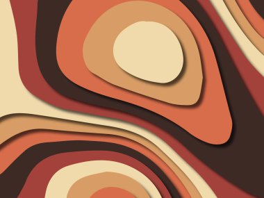 kağıt ile 3D arka plan şekilleri kesim. Soyut kağıt kitap kapağı için şablon arka plan bölmek. Kağıt arka plan kes. Soyut gerçekçi kağıt dekorasyon tasarımı için