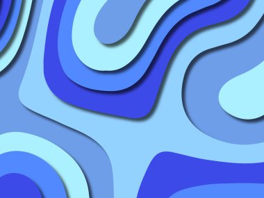 kağıt ile 3D arka plan şekilleri kesim. Soyut kağıt kitap kapağı için şablon arka plan bölmek. Kağıt arka plan kes. Soyut gerçekçi kağıt dekorasyon tasarımı için