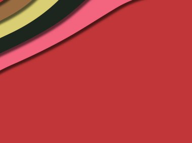 kağıt ile 3D arka plan şekilleri kesim. Soyut kağıt kitap kapağı için şablon arka plan bölmek. Kağıt arka plan kes. Soyut gerçekçi kağıt dekorasyon tasarımı için