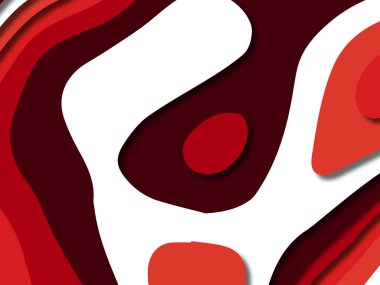 kağıt ile 3D arka plan şekilleri kesim. Soyut kağıt kitap kapağı için şablon arka plan bölmek. Kağıt arka plan kes. Soyut gerçekçi kağıt dekorasyon tasarımı için