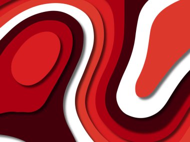 kağıt ile 3D arka plan şekilleri kesim. Soyut kağıt kitap kapağı için şablon arka plan bölmek. Kağıt arka plan kes. Soyut gerçekçi kağıt dekorasyon tasarımı için