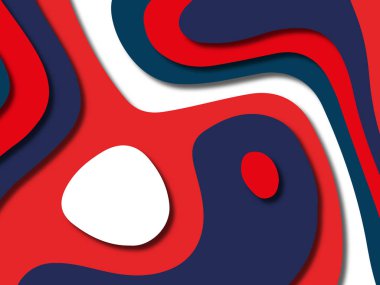 kağıt ile 3D arka plan şekilleri kesim. Soyut kağıt kitap kapağı için şablon arka plan bölmek. Kağıt arka plan kes. Soyut gerçekçi kağıt dekorasyon tasarımı için