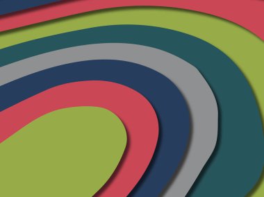 kağıt ile 3D arka plan şekilleri kesim. Soyut kağıt kitap kapağı için şablon arka plan bölmek. Kağıt arka plan kes. Soyut gerçekçi kağıt dekorasyon tasarımı için