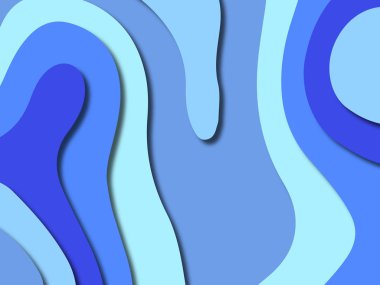 kağıt ile 3D arka plan şekilleri kesim. Soyut kağıt kitap kapağı için şablon arka plan bölmek. Kağıt arka plan kes. Soyut gerçekçi kağıt dekorasyon tasarımı için