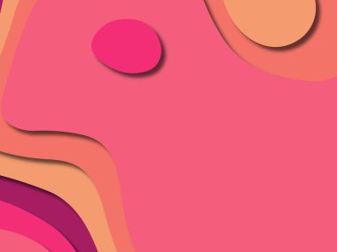 kağıt ile 3D arka plan şekilleri kesim. Soyut kağıt kitap kapağı için şablon arka plan bölmek. Kağıt arka plan kes. Soyut gerçekçi kağıt dekorasyon tasarımı için