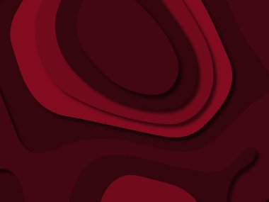 kağıt ile 3D arka plan şekilleri kesim. Soyut kağıt kitap kapağı için şablon arka plan bölmek. Kağıt arka plan kes. Soyut gerçekçi kağıt dekorasyon tasarımı için