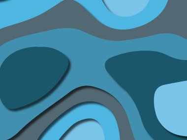 kağıt ile 3D arka plan şekilleri kesim. Soyut kağıt kitap kapağı için şablon arka plan bölmek. Kağıt arka plan kes. Soyut gerçekçi kağıt dekorasyon tasarımı için