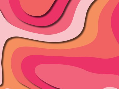 kağıt ile 3D arka plan şekilleri kesim. Soyut kağıt kitap kapağı için şablon arka plan bölmek. Kağıt arka plan kes. Soyut gerçekçi kağıt dekorasyon tasarımı için