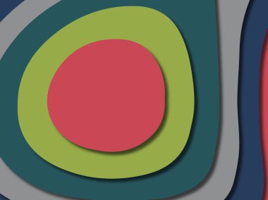 kağıt ile 3D arka plan şekilleri kesim. Soyut kağıt kitap kapağı için şablon arka plan bölmek. Kağıt arka plan kes. Soyut gerçekçi kağıt dekorasyon tasarımı için