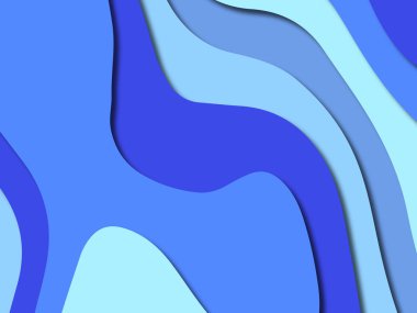 kağıt ile 3D arka plan şekilleri kesim. Soyut kağıt kitap kapağı için şablon arka plan bölmek. Kağıt arka plan kes. Soyut gerçekçi kağıt dekorasyon tasarımı için