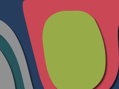 kağıt ile 3D arka plan şekilleri kesim. Soyut kağıt kitap kapağı için şablon arka plan bölmek. Kağıt arka plan kes. Soyut gerçekçi kağıt dekorasyon tasarımı için