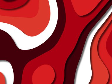 kağıt ile 3D arka plan şekilleri kesim. Soyut kağıt kitap kapağı için şablon arka plan bölmek. Kağıt arka plan kes. Soyut gerçekçi kağıt dekorasyon tasarımı için