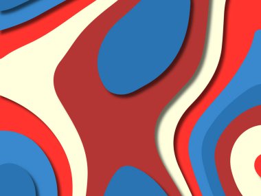 kağıt ile 3D arka plan şekilleri kesim. Soyut kağıt kitap kapağı için şablon arka plan bölmek. Kağıt arka plan kes. Soyut gerçekçi kağıt dekorasyon tasarımı için