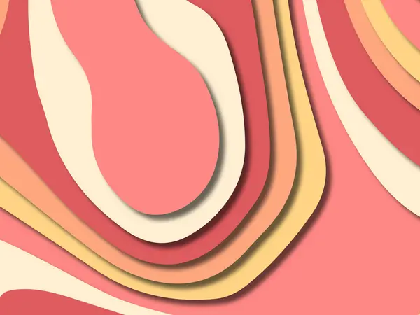 Абстрактний Фон Формами Вирізання Паперу Абстрактний Паперовий Різьбний Шаблонний Фон — стокове фото