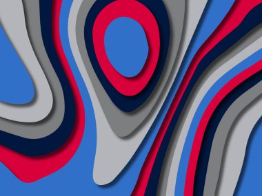 kağıt ile 3D arka plan şekilleri kesim. Soyut kağıt kitap kapağı için şablon arka plan bölmek. Kağıt arka plan kes. Soyut gerçekçi kağıt dekorasyon tasarımı için