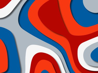 kağıt ile 3D arka plan şekilleri kesim. Soyut kağıt kitap kapağı için şablon arka plan bölmek. Kağıt arka plan kes. Soyut gerçekçi kağıt dekorasyon tasarımı için