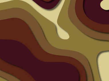 kağıt ile 3D arka plan şekilleri kesim. Soyut kağıt kitap kapağı için şablon arka plan bölmek. Kağıt arka plan kes. Soyut gerçekçi kağıt dekorasyon tasarımı için