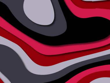 kağıt ile 3D arka plan şekilleri kesim. Soyut kağıt kitap kapağı için şablon arka plan bölmek. Kağıt arka plan kes. Soyut gerçekçi kağıt dekorasyon tasarımı için