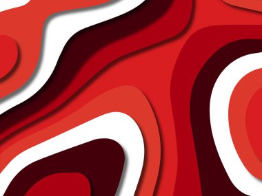 kağıt ile 3D arka plan şekilleri kesim. Soyut kağıt kitap kapağı için şablon arka plan bölmek. Kağıt arka plan kes. Soyut gerçekçi kağıt dekorasyon tasarımı için