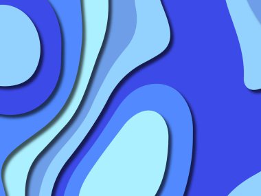 kağıt ile 3D arka plan şekilleri kesim. Soyut kağıt kitap kapağı için şablon arka plan bölmek. Kağıt arka plan kes. Soyut gerçekçi kağıt dekorasyon tasarımı için