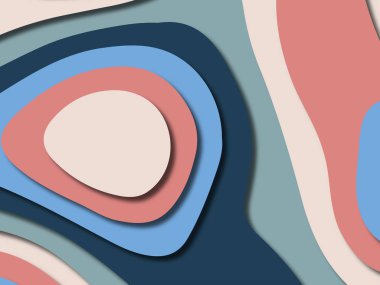 kağıt ile 3D arka plan şekilleri kesim. Soyut kağıt kitap kapağı için şablon arka plan bölmek. Kağıt arka plan kes. Soyut gerçekçi kağıt dekorasyon tasarımı için