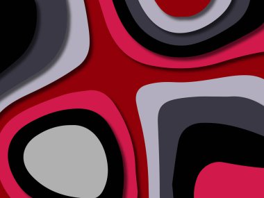 kağıt ile 3D arka plan şekilleri kesim. Soyut kağıt kitap kapağı için şablon arka plan bölmek. Kağıt arka plan kes. Soyut gerçekçi kağıt dekorasyon tasarımı için